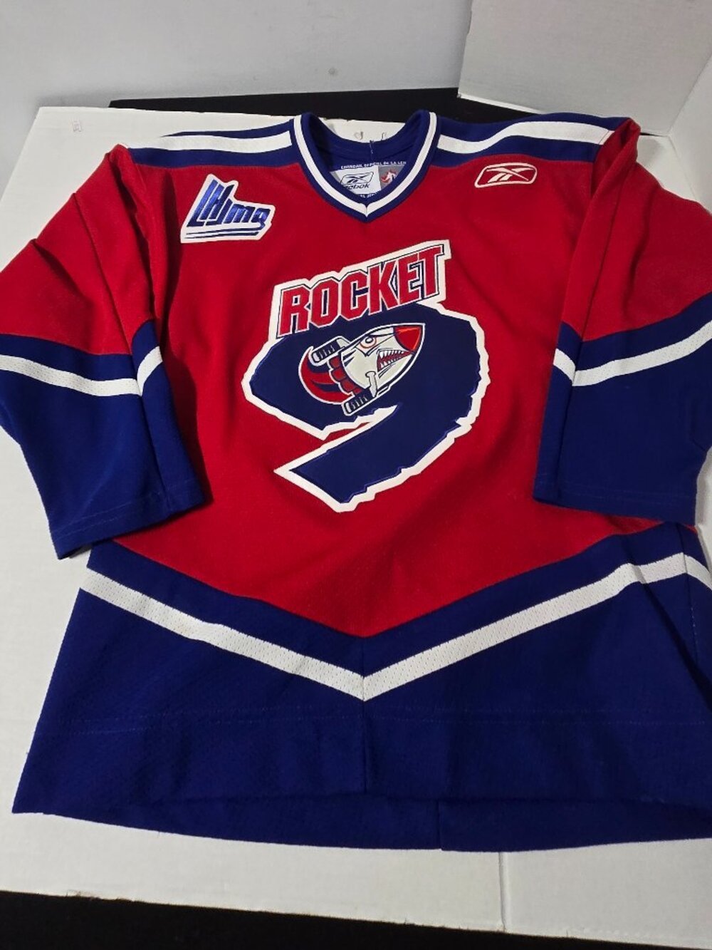 Authentic Reebok PEI Rocket QMJHL CHL Hockey Jersey Youth L/XL